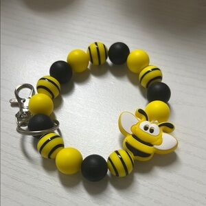 Bee-Themed  Bracelet - Yellow and Black